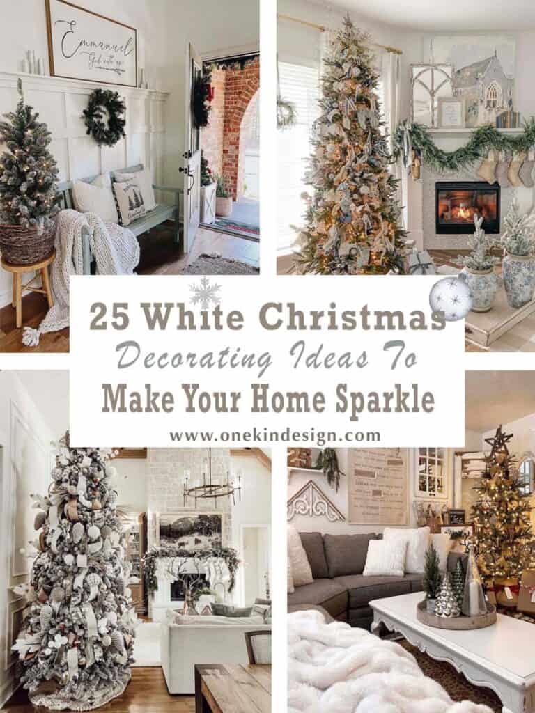 25 White Christmas Decorating Ideas To Make Your Home Sparkle