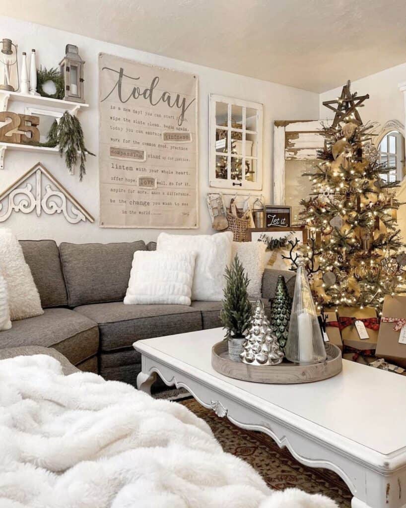 25 White Christmas Decorating Ideas To Make Your Home Sparkle