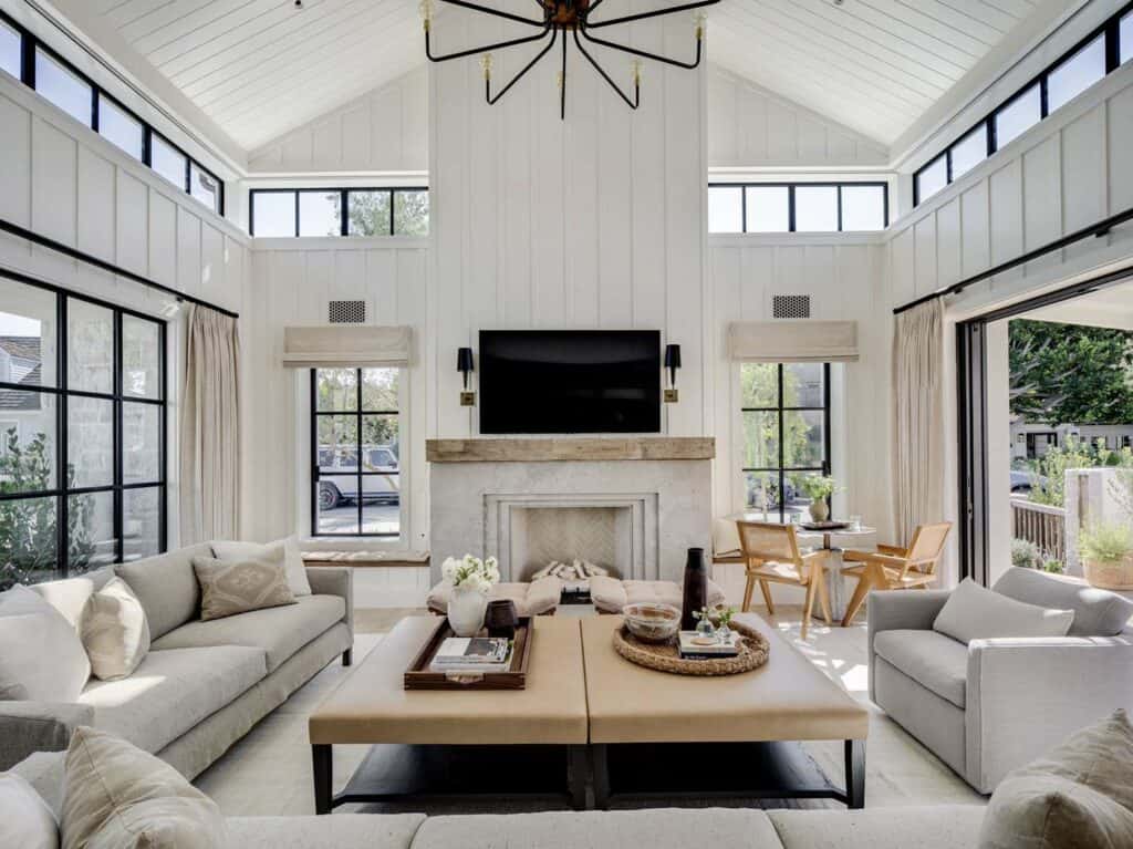 Step into this Newport Beach house with a stunning East coast vibe