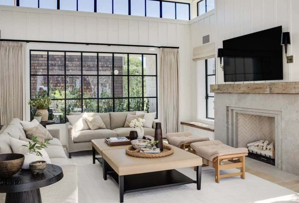 Step into this Newport Beach house with a stunning East coast vibe