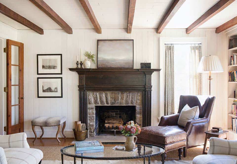 transitional-family-room-with-a-fireplace