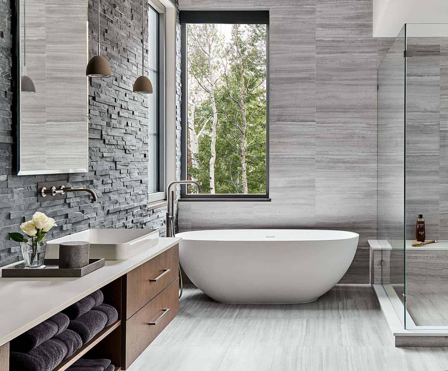 modern-rustic-bathroom-with-a-freestanding-tub