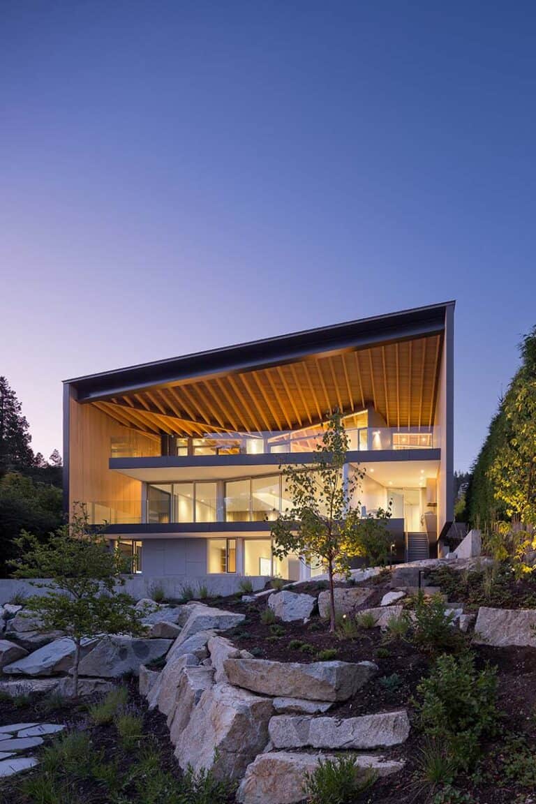 This fascinating modern Vancouver house offers a place of solitude