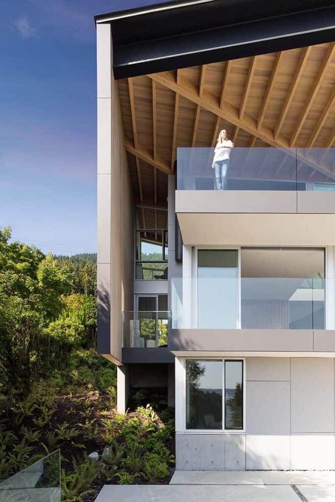 This fascinating modern Vancouver house offers a place of solitude