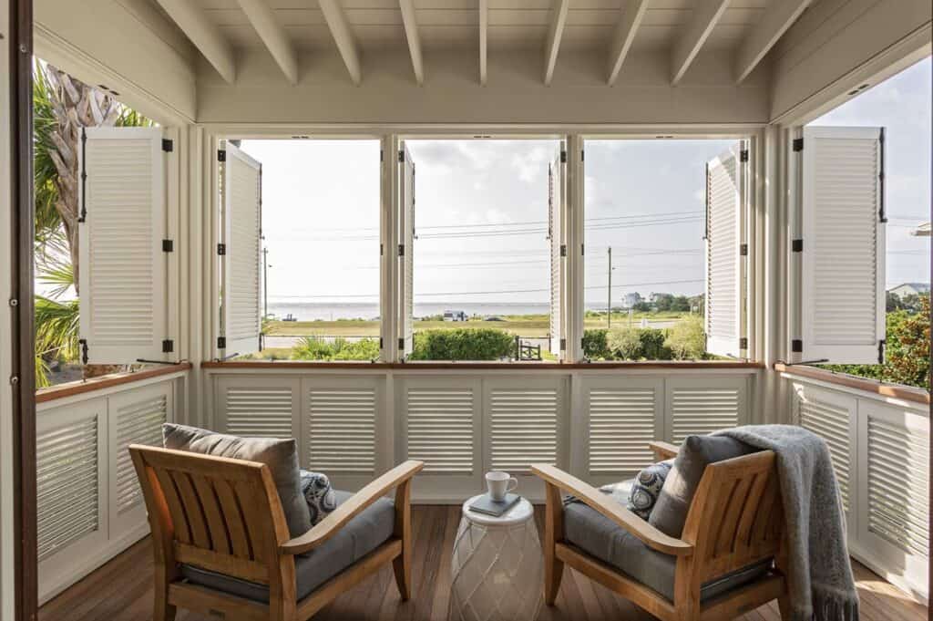 This Sullivan's Island beach house retreat is beautiful and inviting