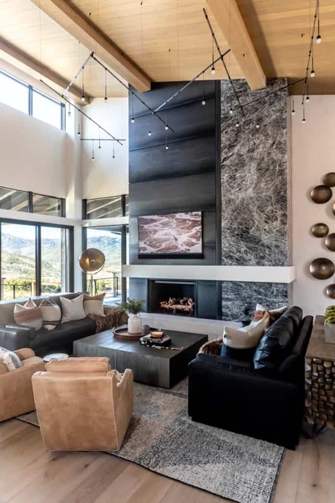 Picture of Inside a Park City dream house with spectacular modern mountain living