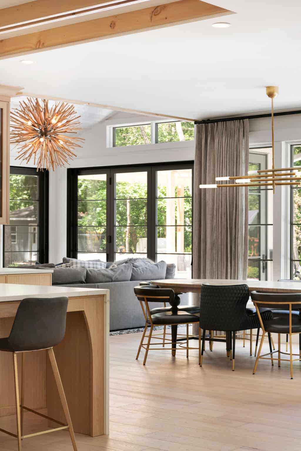 View of See this French contemporary house in Minnesota with organic modern details