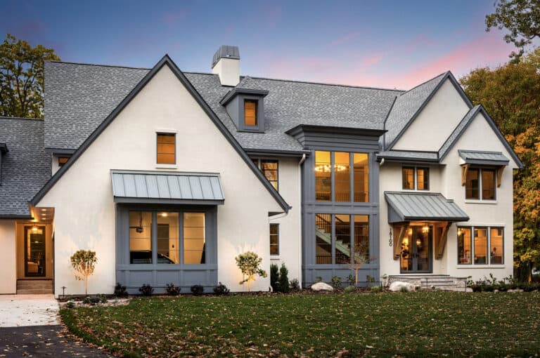 See this French contemporary house in Minnesota with organic modern details