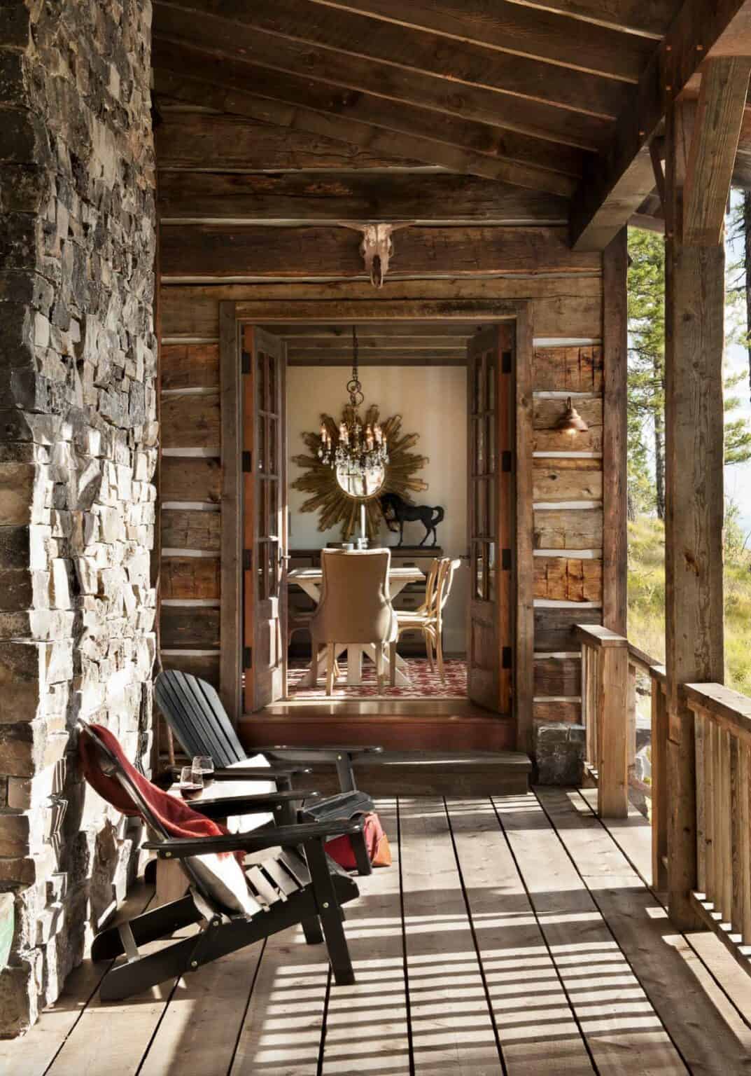 Inside a Montana homestead with a stunning mountain rustic aesthetic
