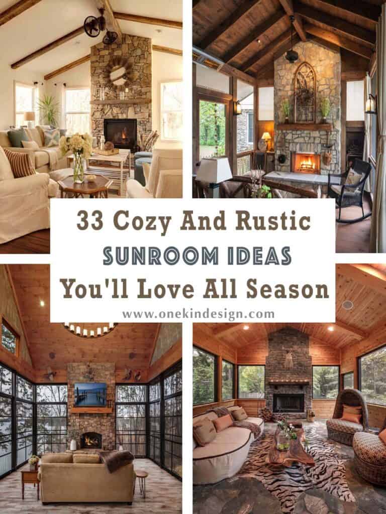 33 Cozy And Rustic Sunroom All Season