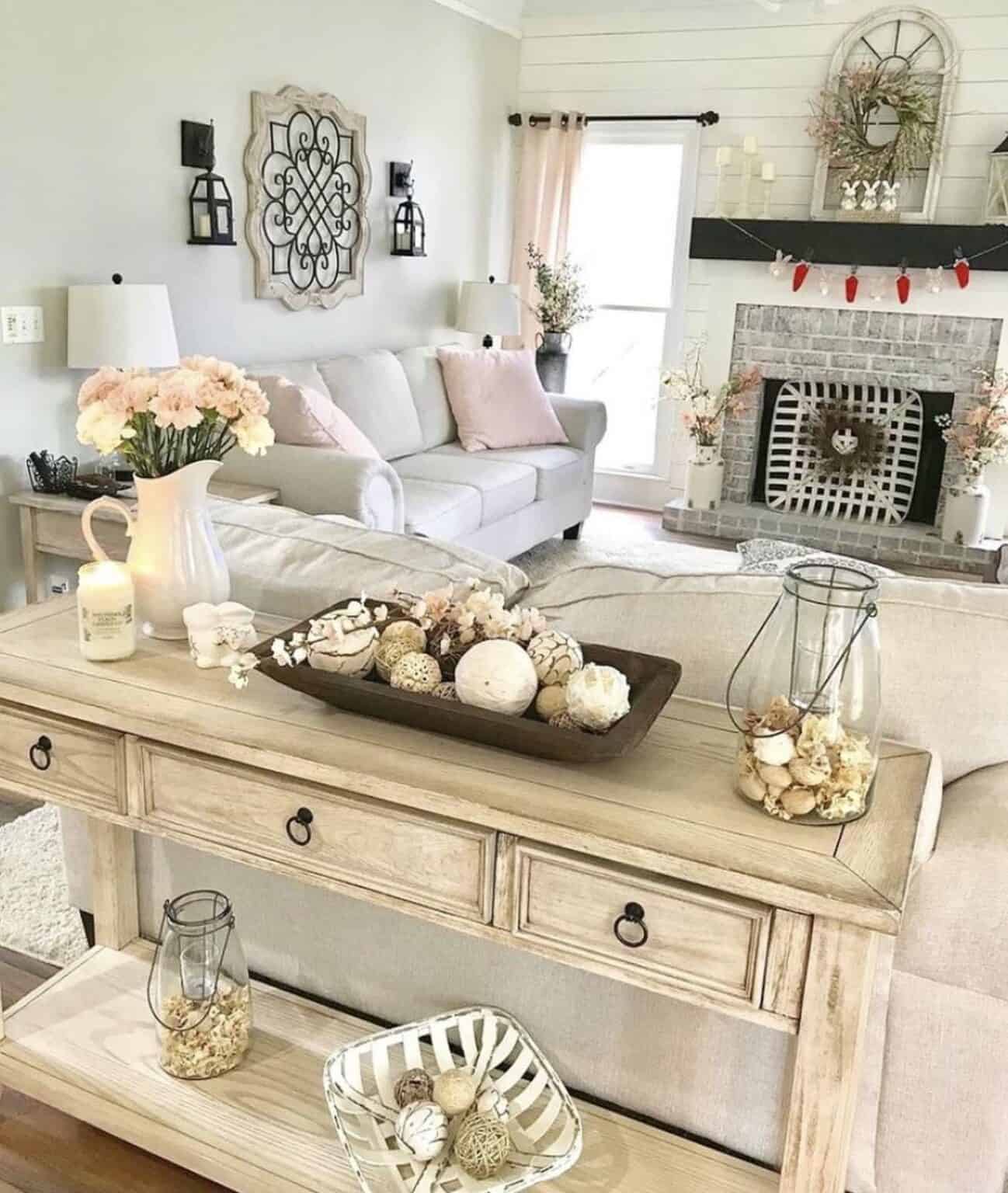 26 Creative And Inspiring Console Table Decor Ideas For Spring