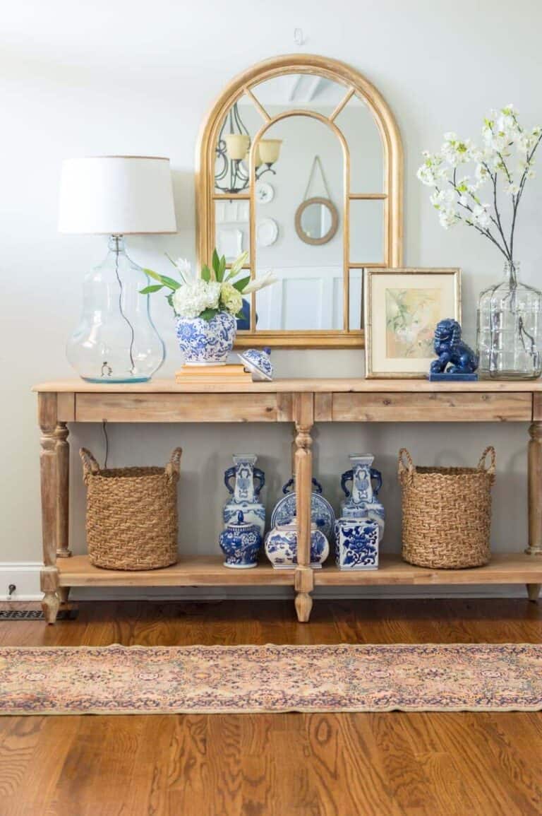 26 Creative And Inspiring Console Table Decor Ideas For Spring