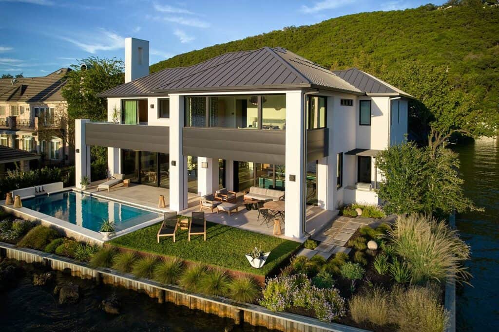 Lake Austin home is reimagined into a beautiful organic modern retreat