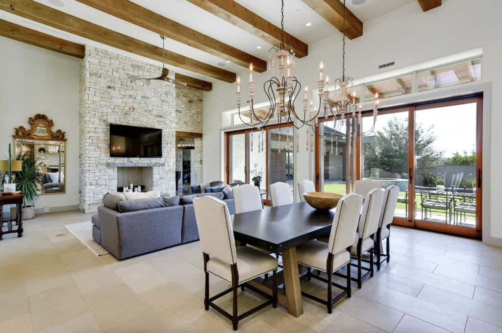 Step into this inviting Texas Hill Country house with luminous interiors