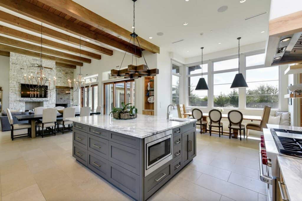 Step into this inviting Texas Hill Country house with luminous interiors