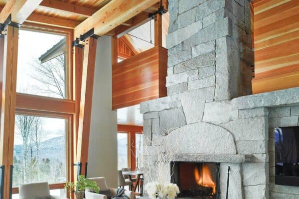 featured posts image for This exhilarating Vermont mountain house inspires with rugged warmth