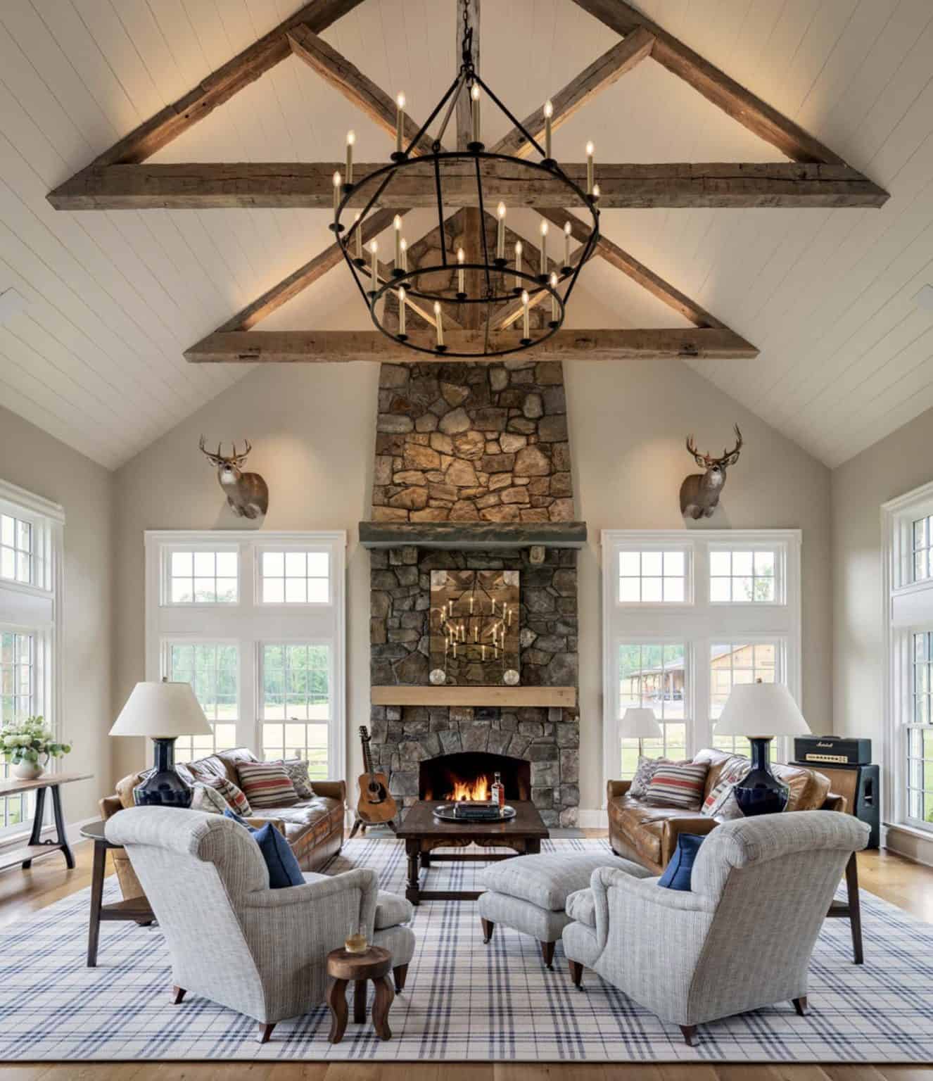 Tour this Connecticut country home with elegant and timeless interiors