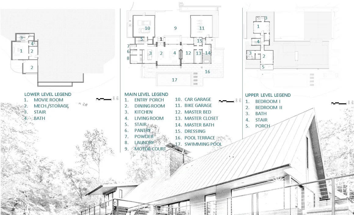 contemporary mountain home floor plan