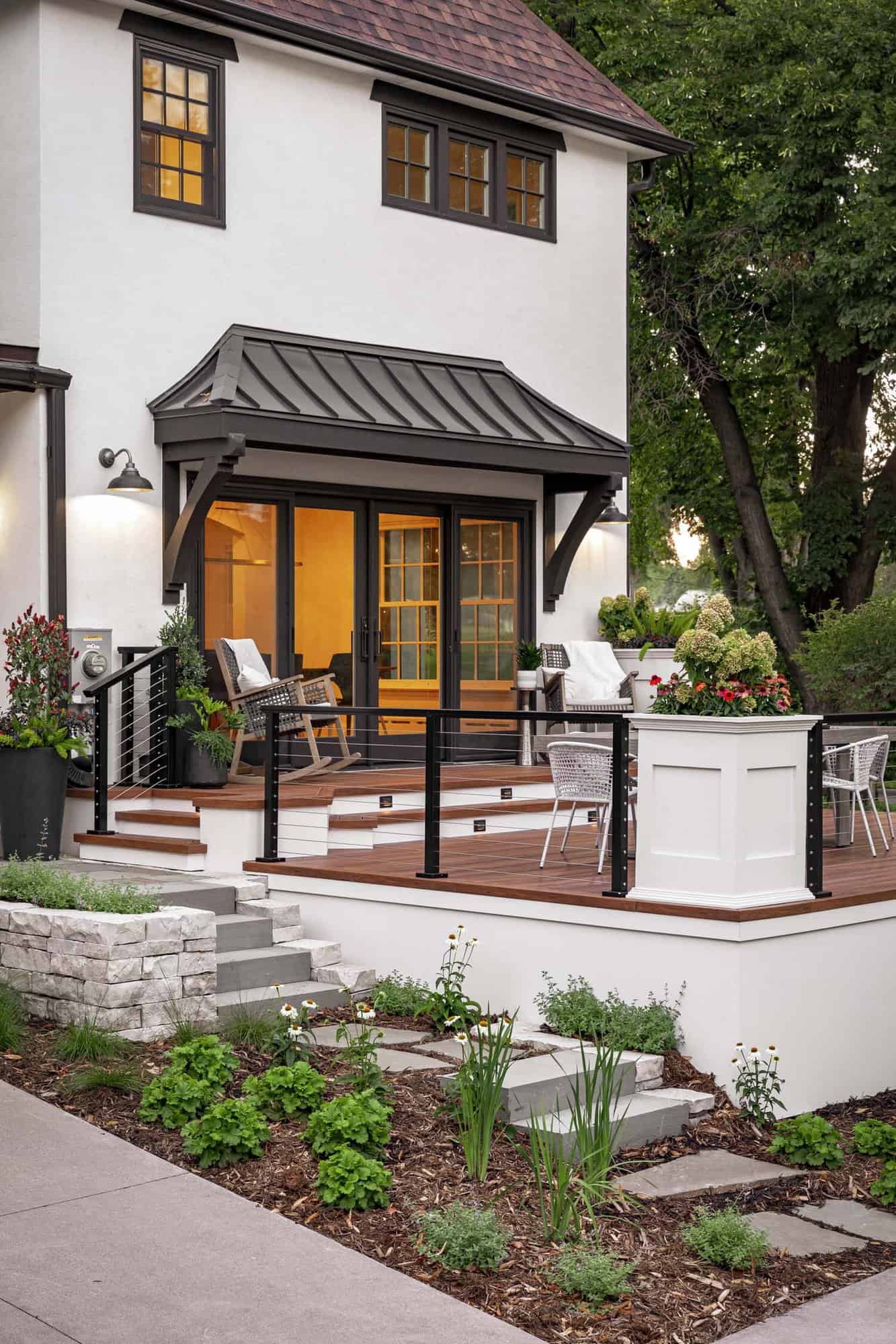 tiered-backyard-deck-of-a-tudor-home