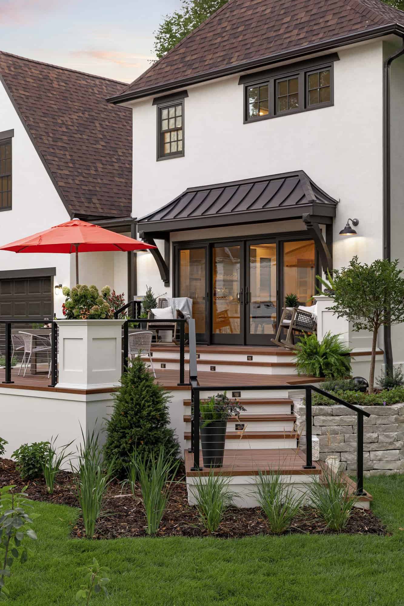 tiered-backyard-deck-of-a-tudor-home