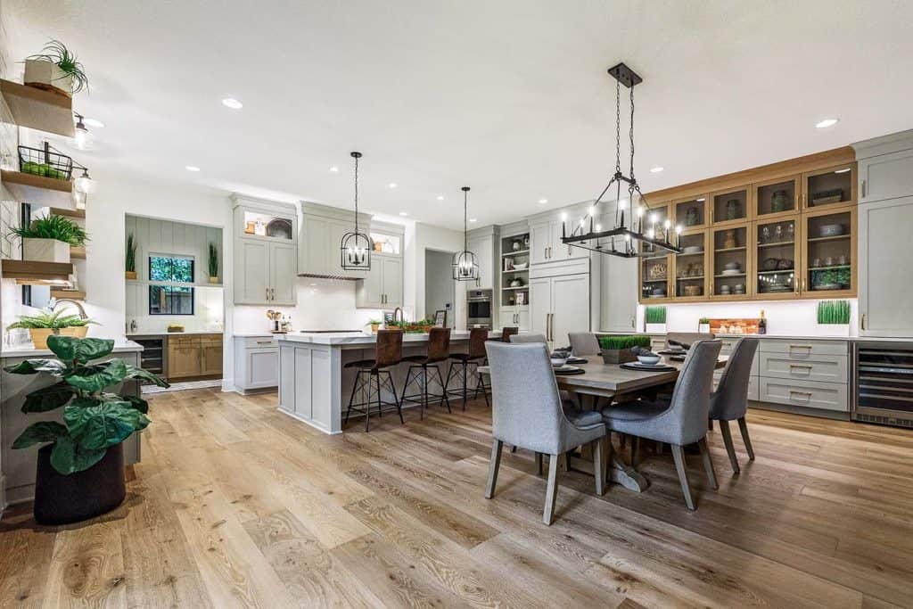 Step into this inviting Oregon house with modern rustic features