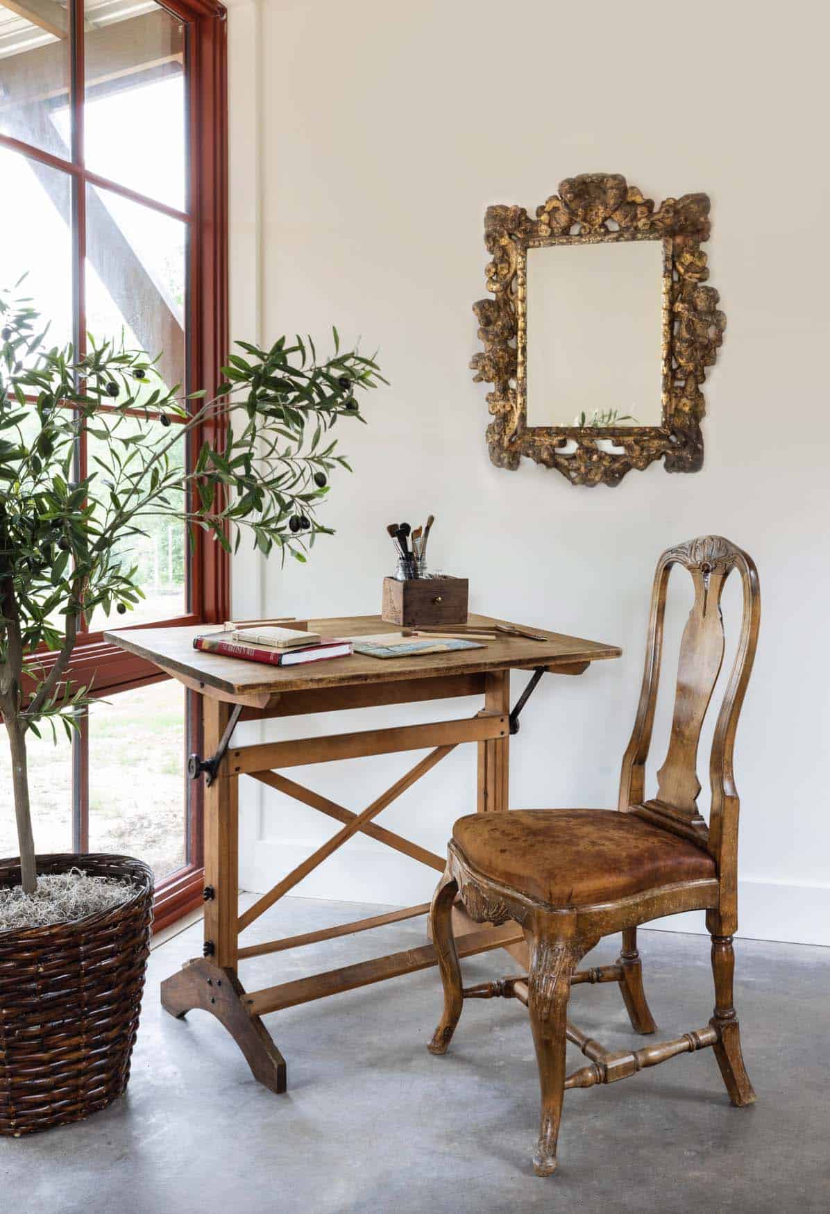 modern-rustic-home-office-art-desk