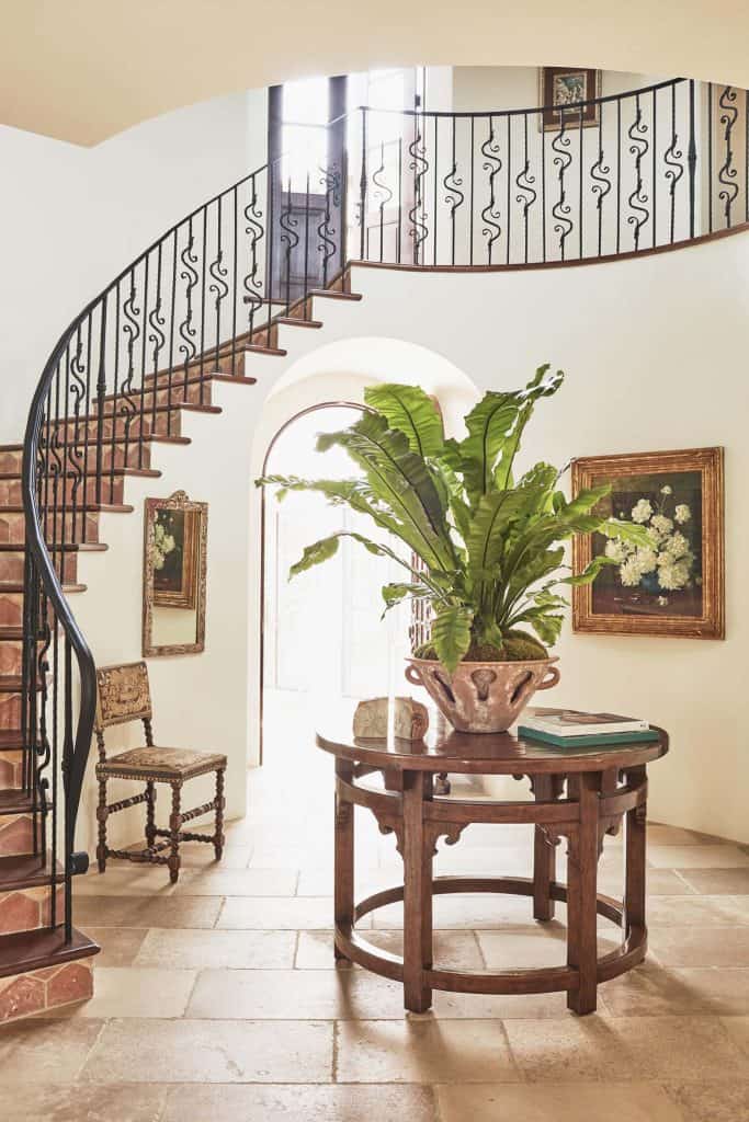 Step inside this elegant Spanish Colonial in the hills above Malibu