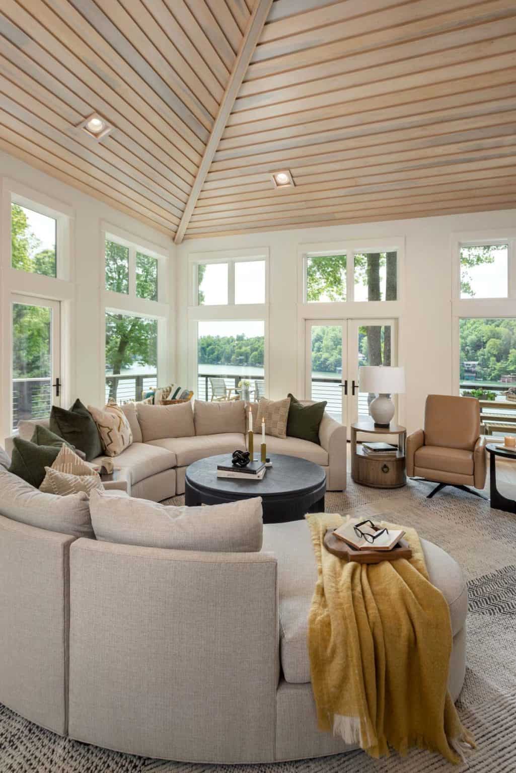 This North Carolina lake house gets transformed with natural elements