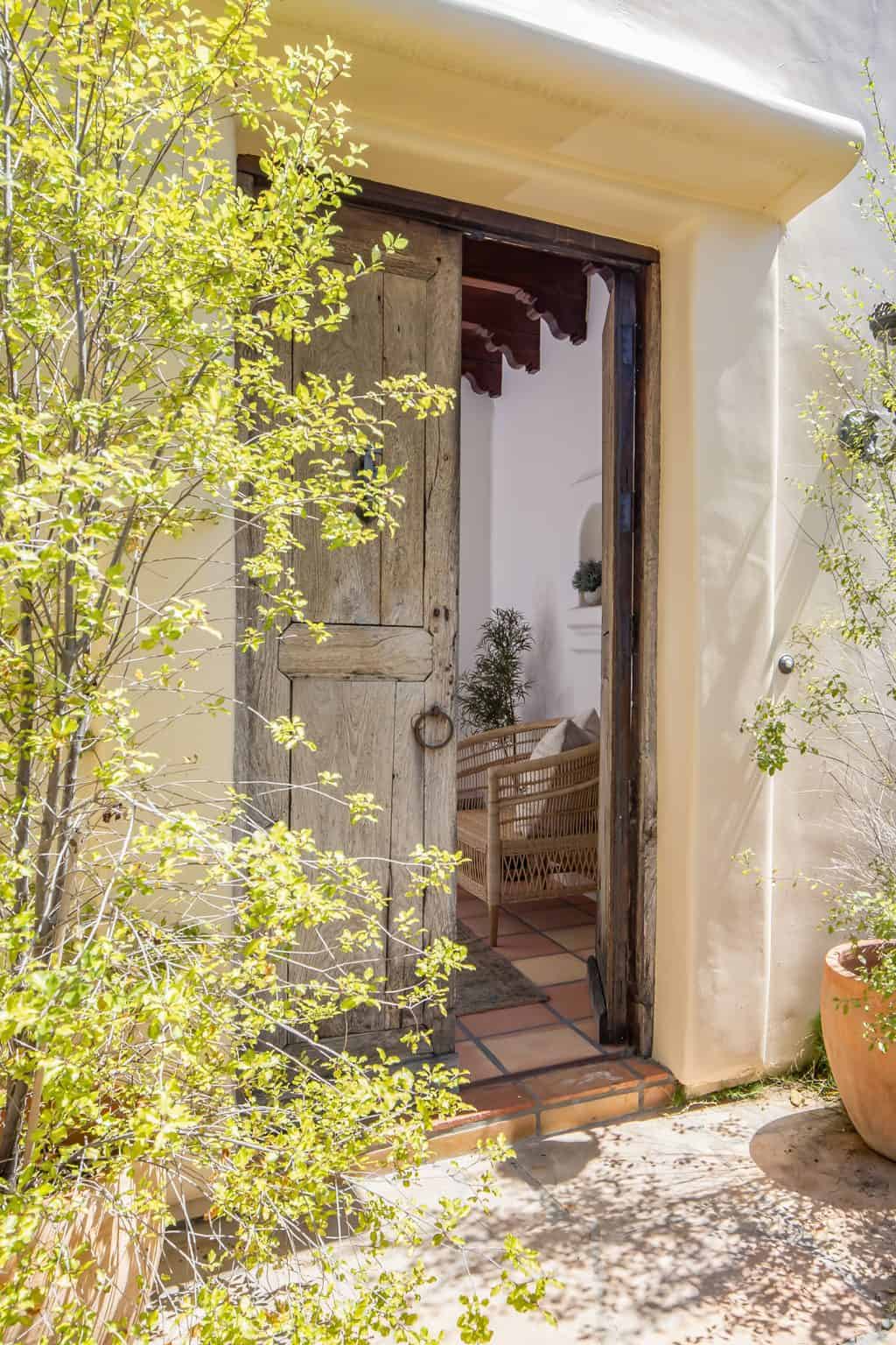 This Spanish style bungalow gets a chic makeover in Rancho Santa Fe