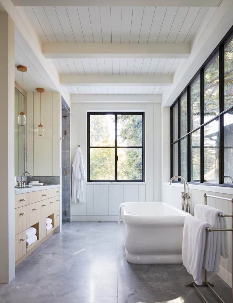 A cool contemporary home in Menlo Park with inviting indoor outdoor living