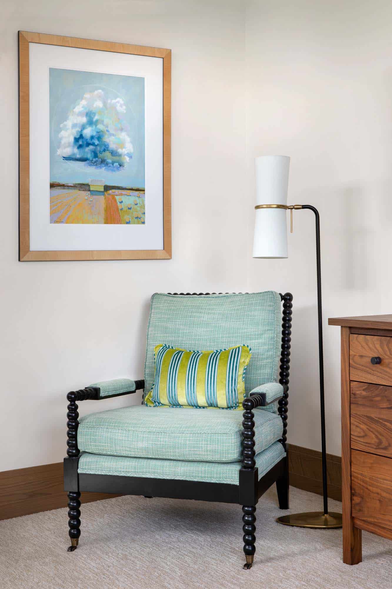 modern bedroom reading nook