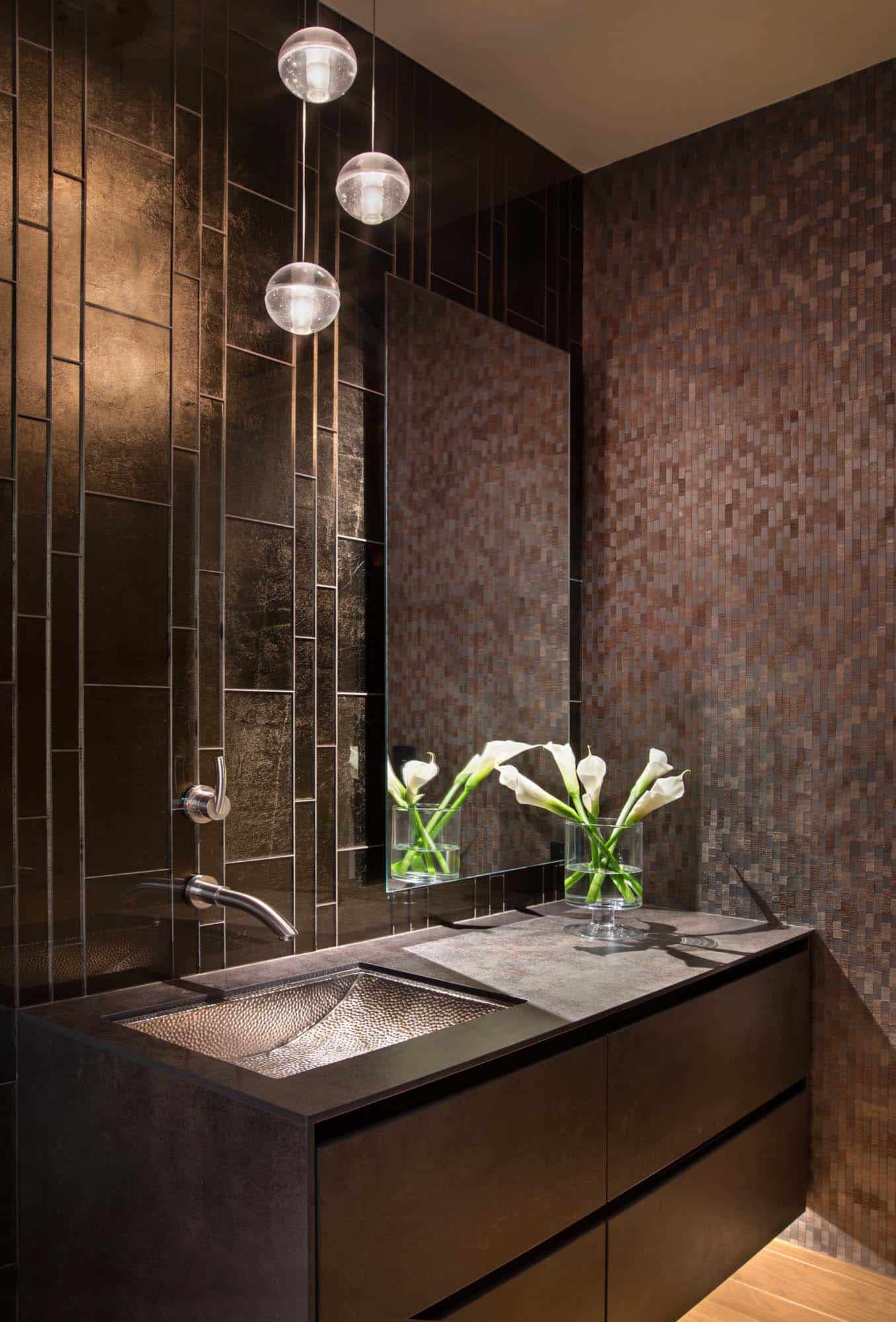 modern powder room