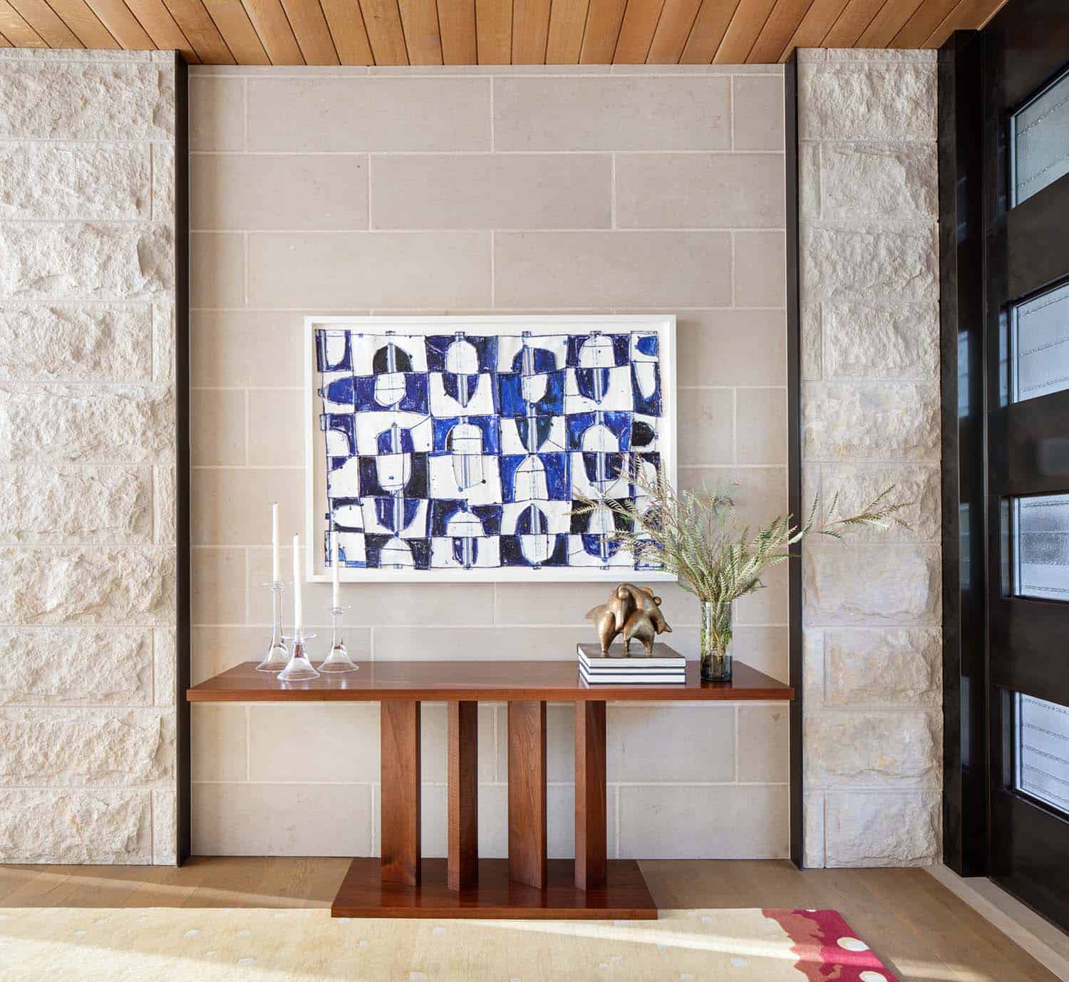 modern urban house entry