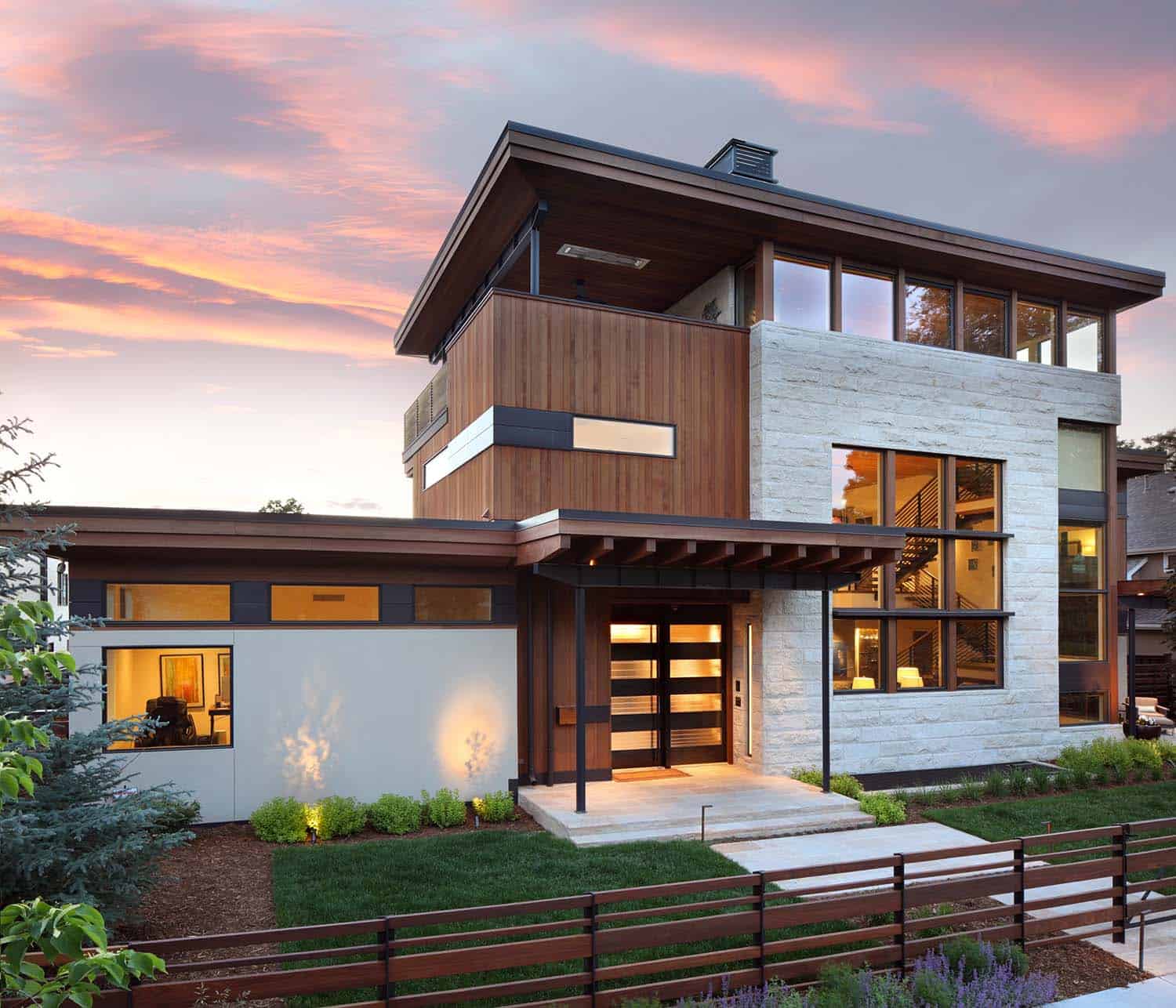 modern urban house exterior Denver Colorado 