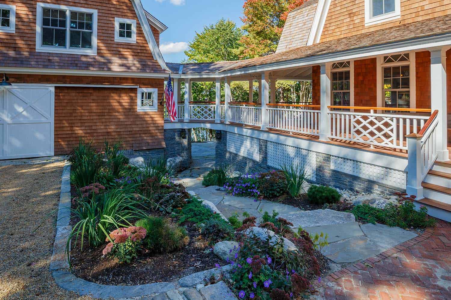 historic gambrel-roofed cottage exterior