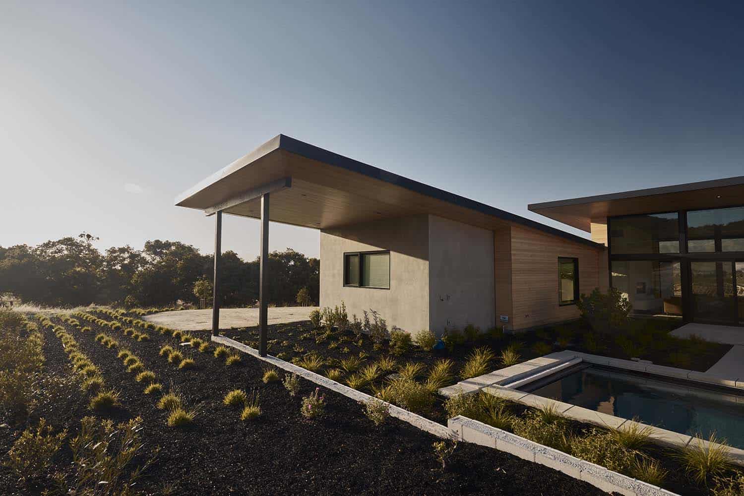 modern home exterior