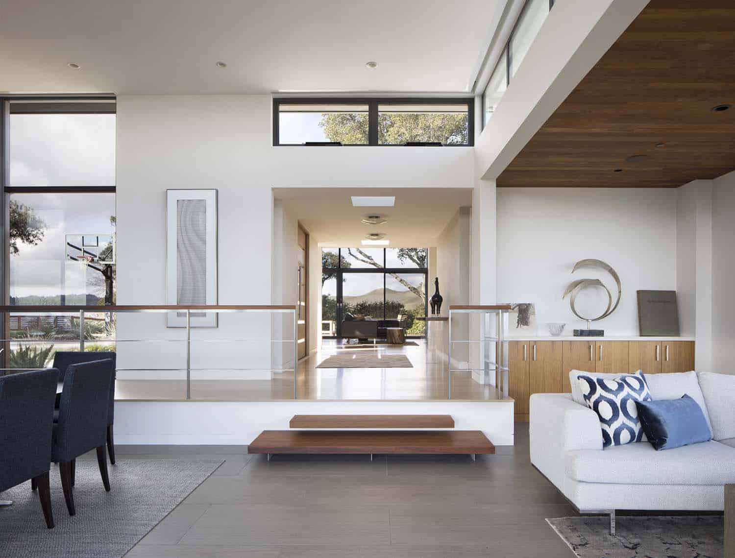 modern hallway and steps