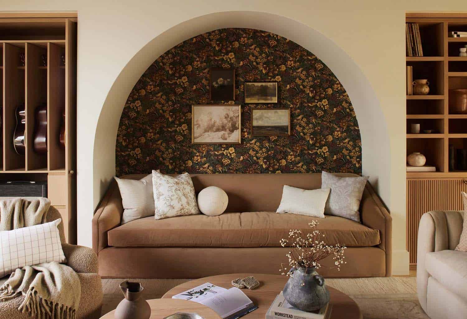 modern Spanish style family room