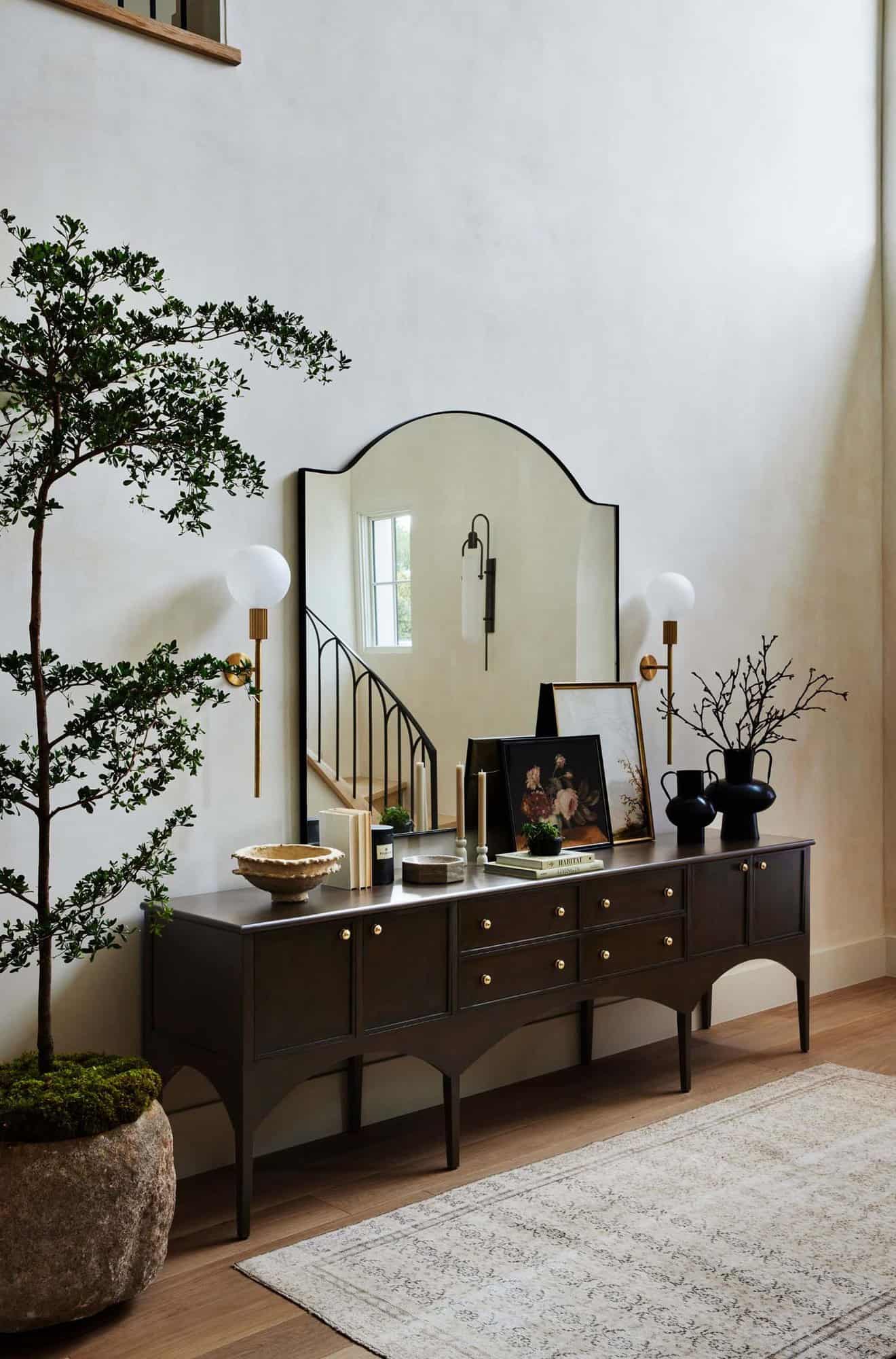 modern Spanish style home entry