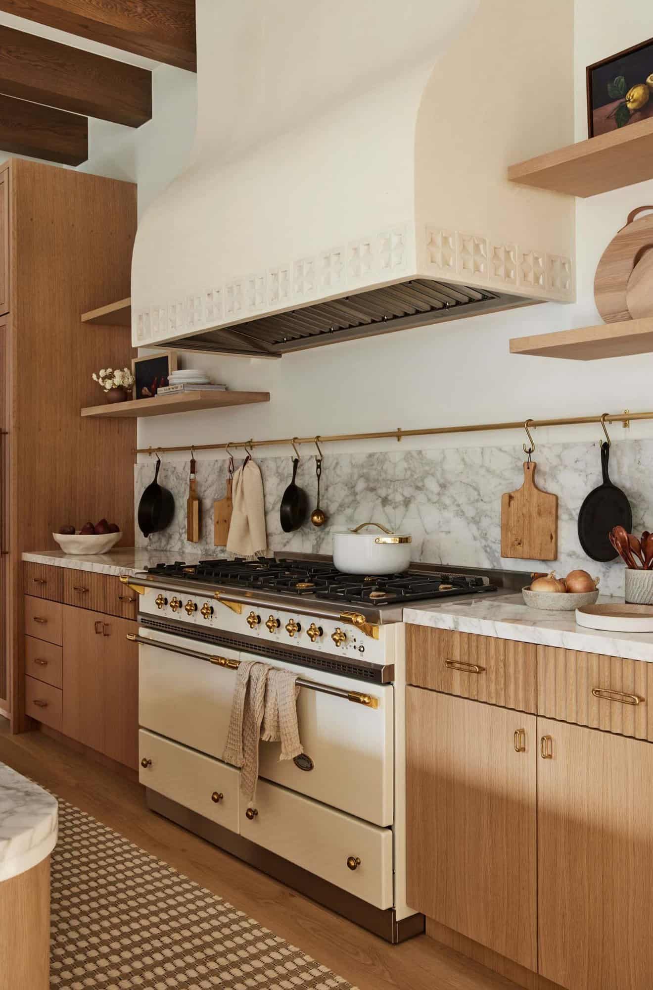 modern Spanish style kitchen range wall