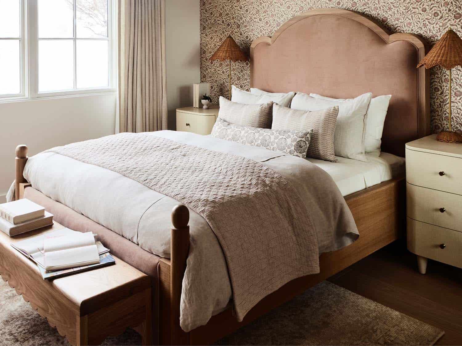 modern Spanish style bedroom