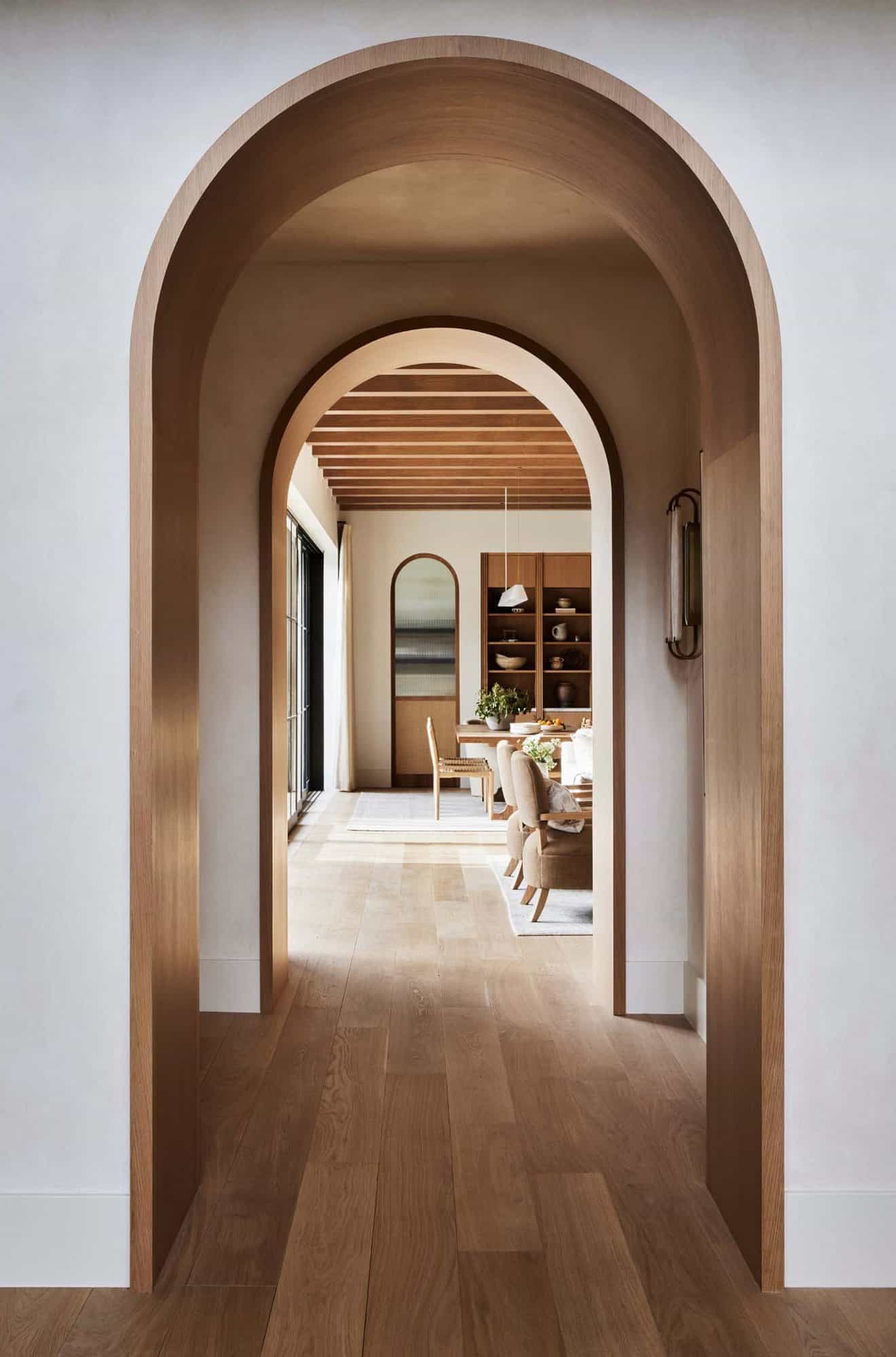modern Spanish style hallway