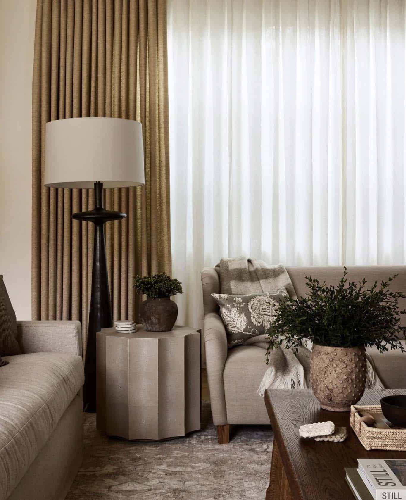 modern Spanish style living room