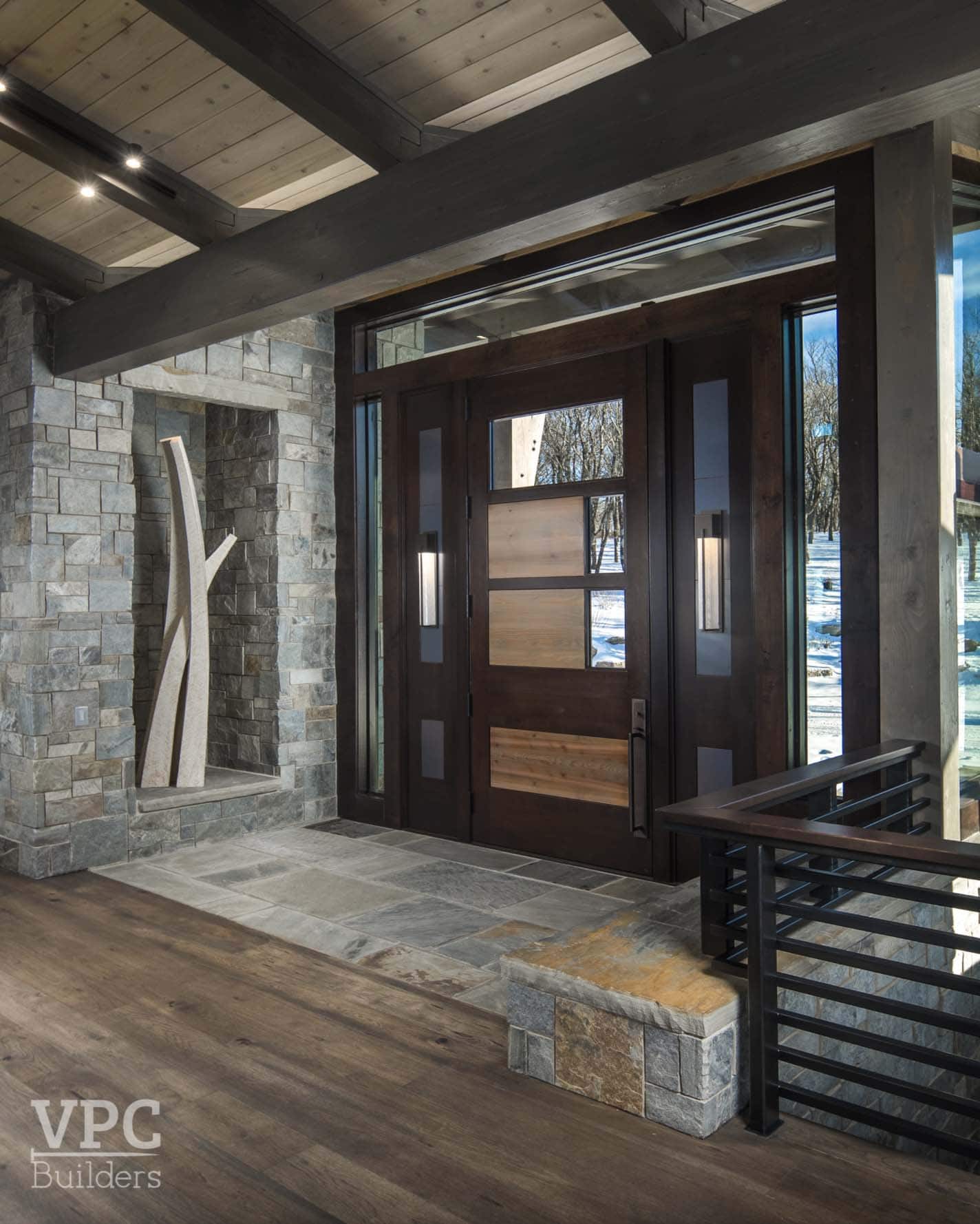 contemporary home entry