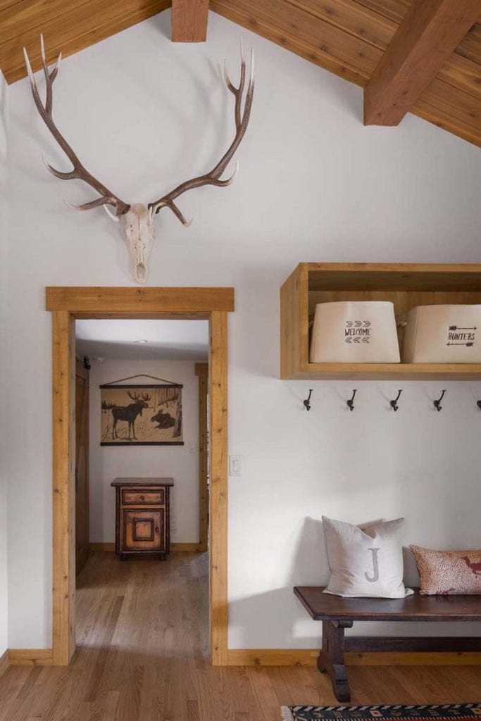 Adirondack camp inspired home nestled in a glorious Wyoming landscape