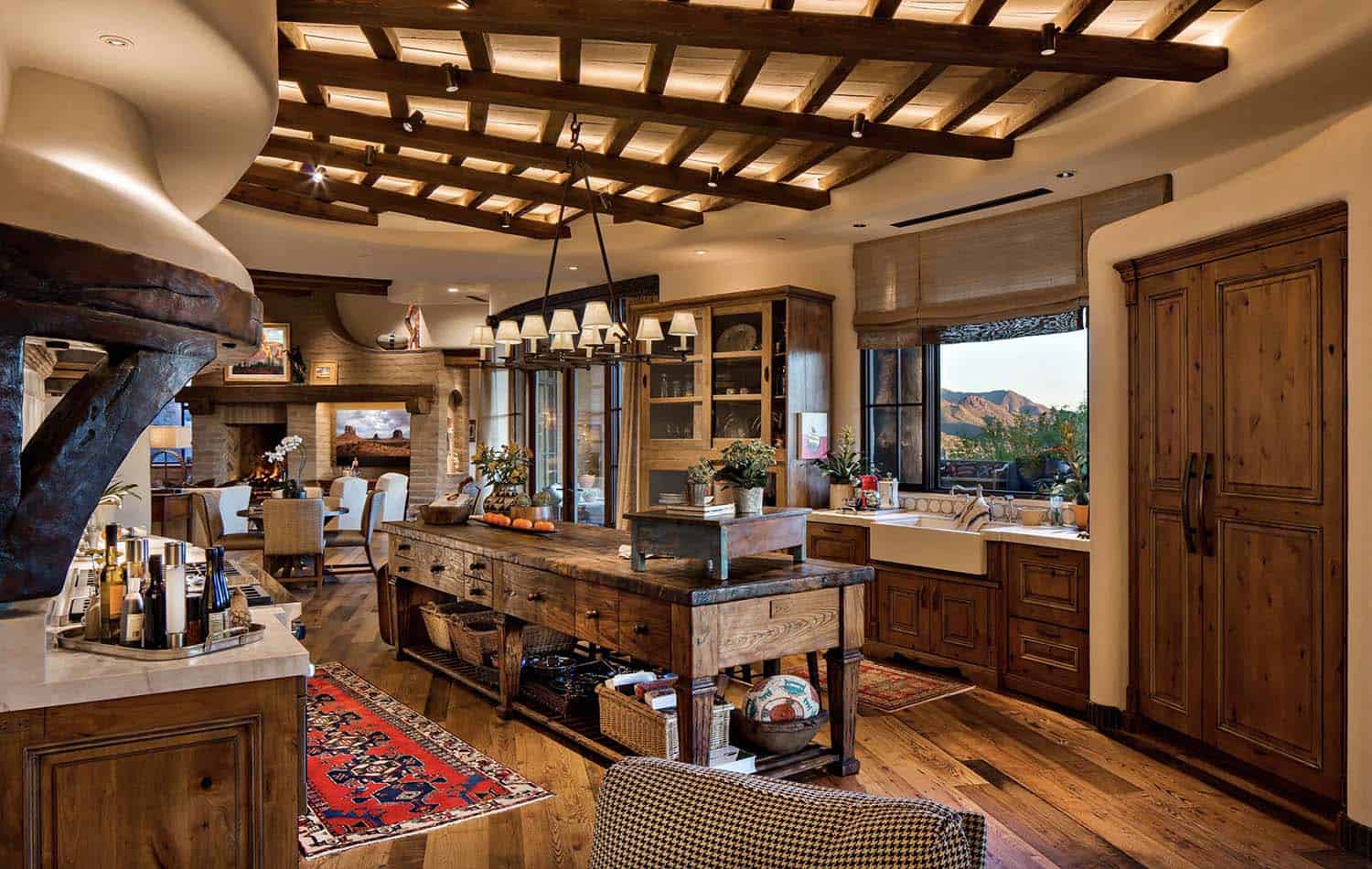 southwestern style kitchen
