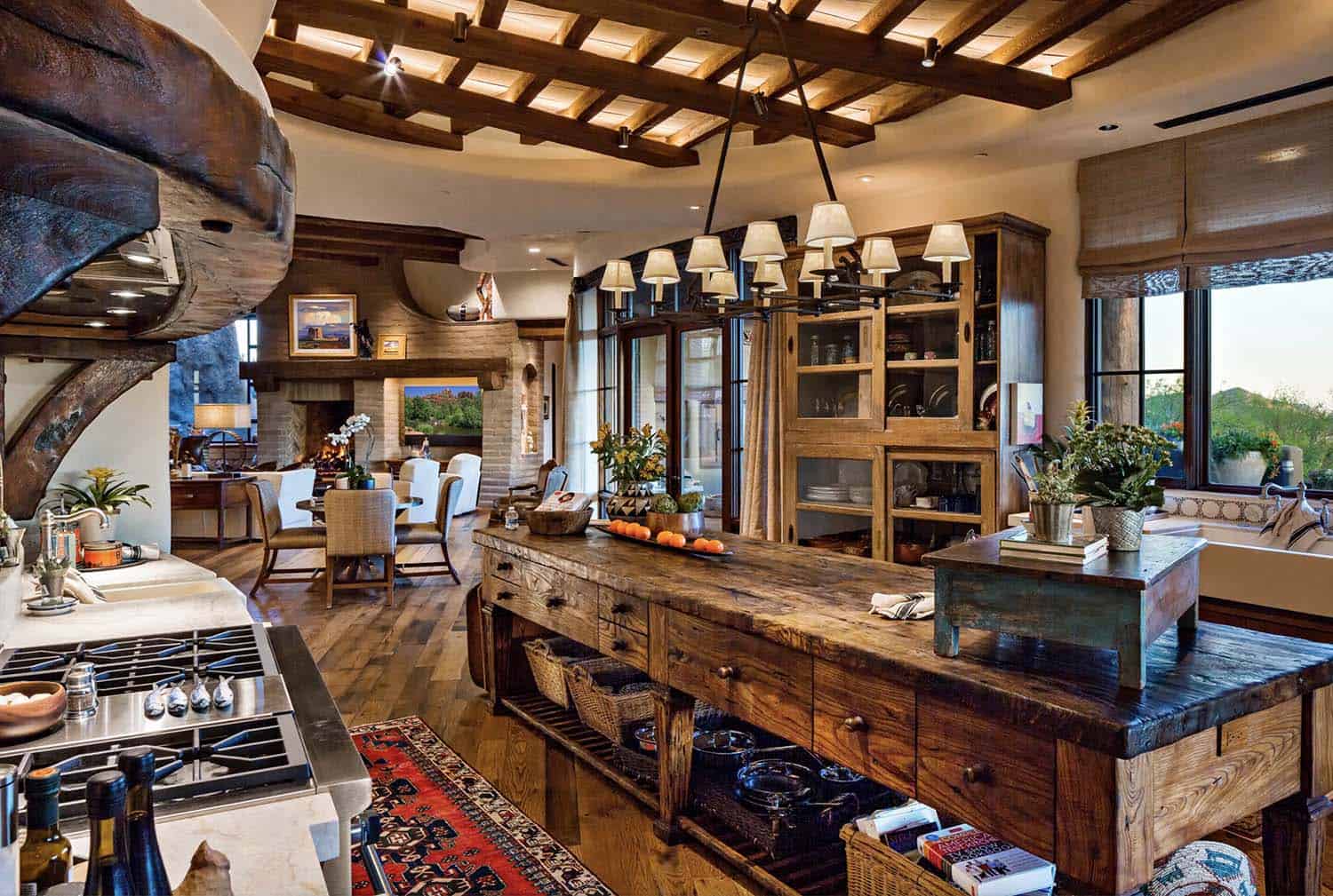 southwestern style kitchen
