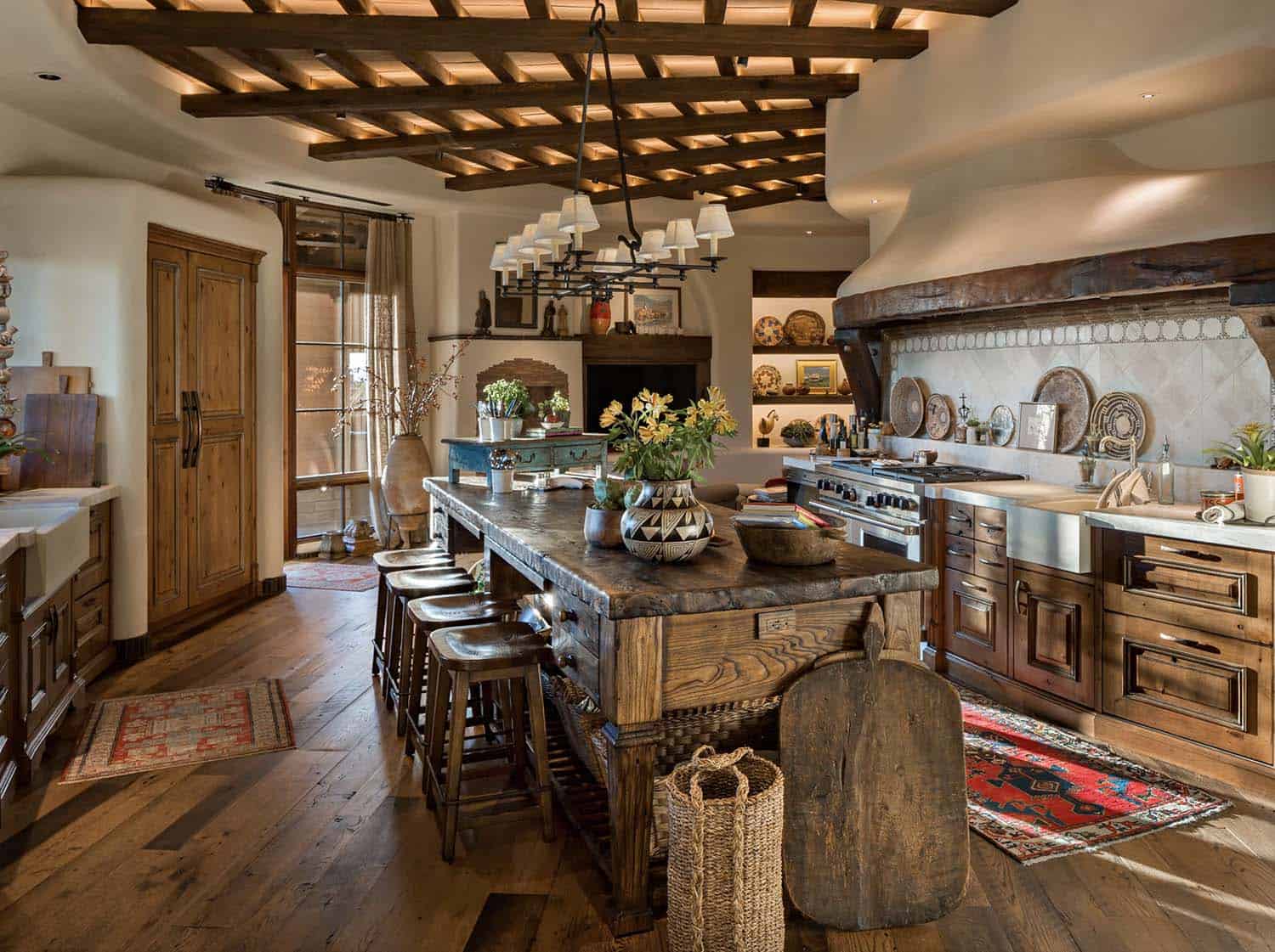 southwestern style kitchen