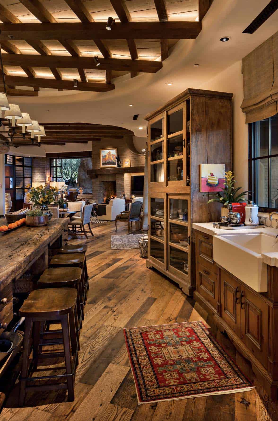southwestern style kitchen