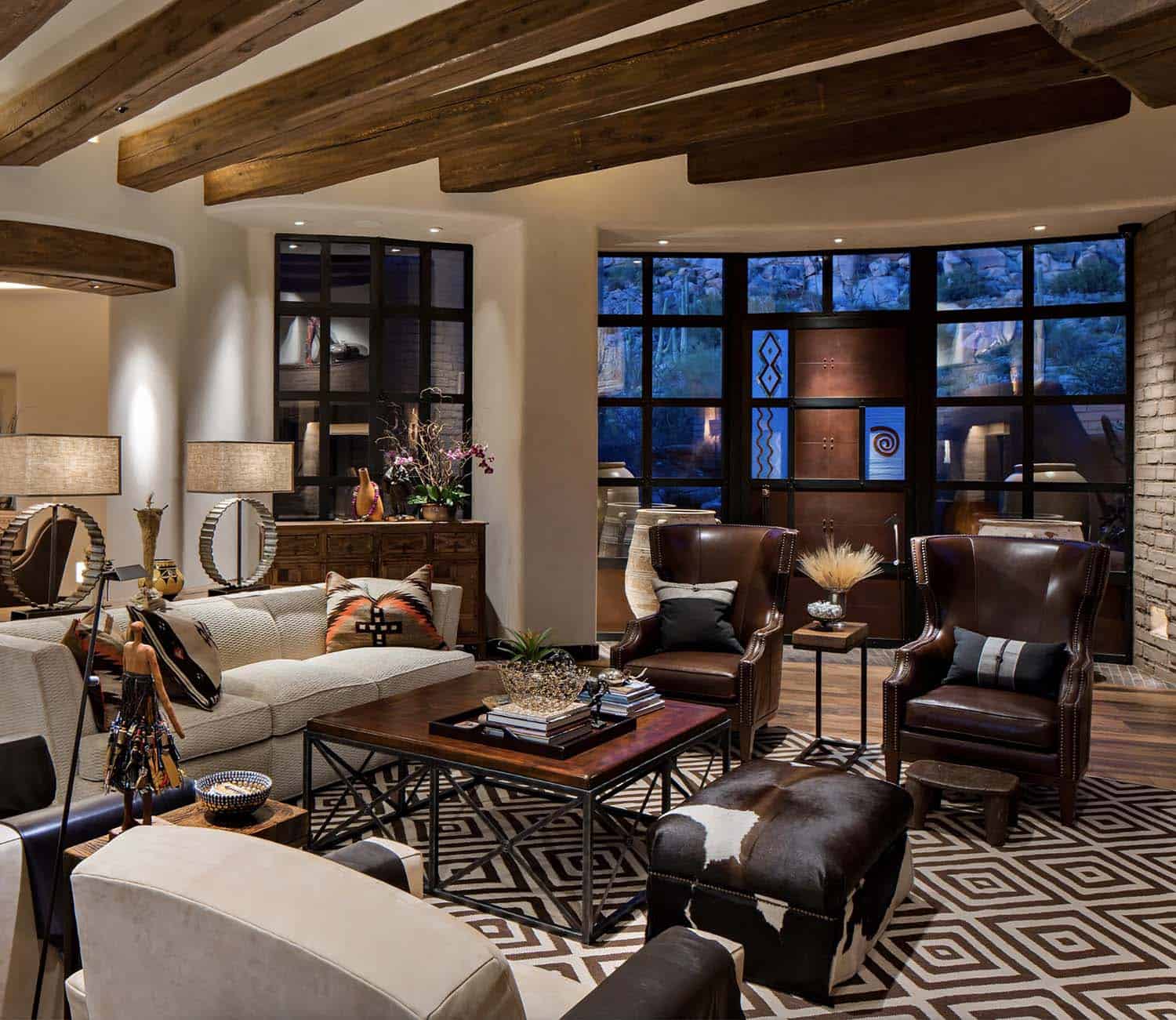 southwestern style living room